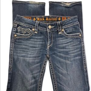 Rock Rival Women’s Jeans Size 30 Deborah Boot Cut